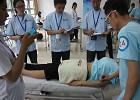 2014’上海中医药大学针灸推拿操作技能大赛掠影